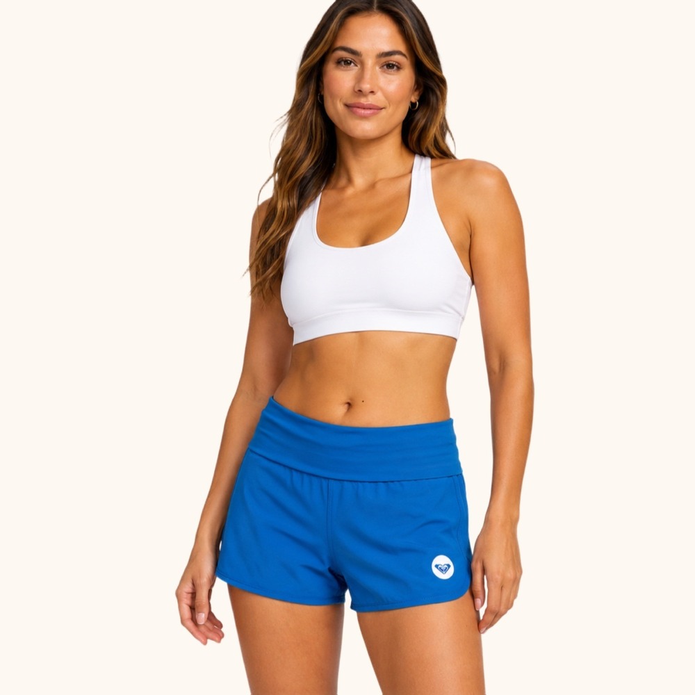 NWT Roxy Blue UPF 50 Tummy Control Board Shorts Swim Shorts XXL